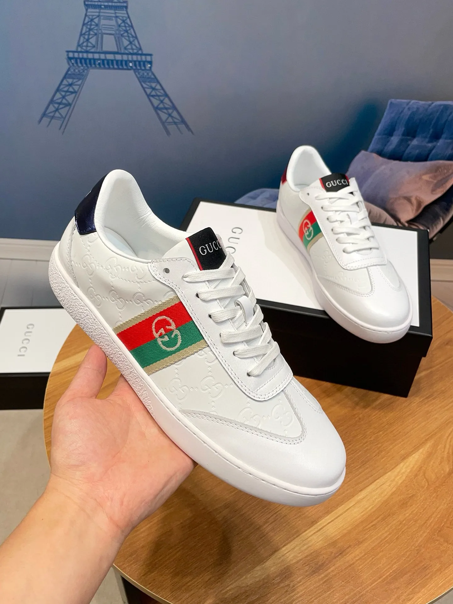 Men's clothing and shoes: 380💰New styles are here again! [Gucci Sports Men's Shoes] Gucci fashionable casual men's shoes🇨🇳Original 1:1 mold, new model debuts first💯Not high-profile but avant-garde, simple, low-key and fashionable, super versatile style🌿Made of original cowhide➕Sheepskin lining🎋The version is comfortable on the feet, first-class workmanship🍍Number: 38-44, customized 45